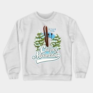 Casper Mountain Utah Ski logo Crewneck Sweatshirt